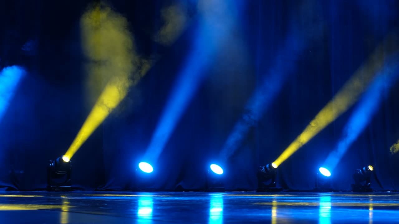 Empty stage for event or performance.