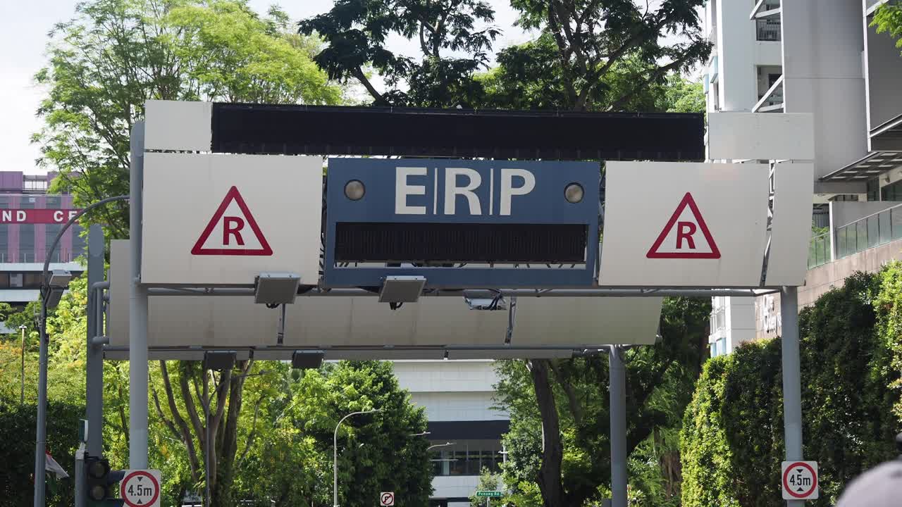 ERP signage in Singapore
