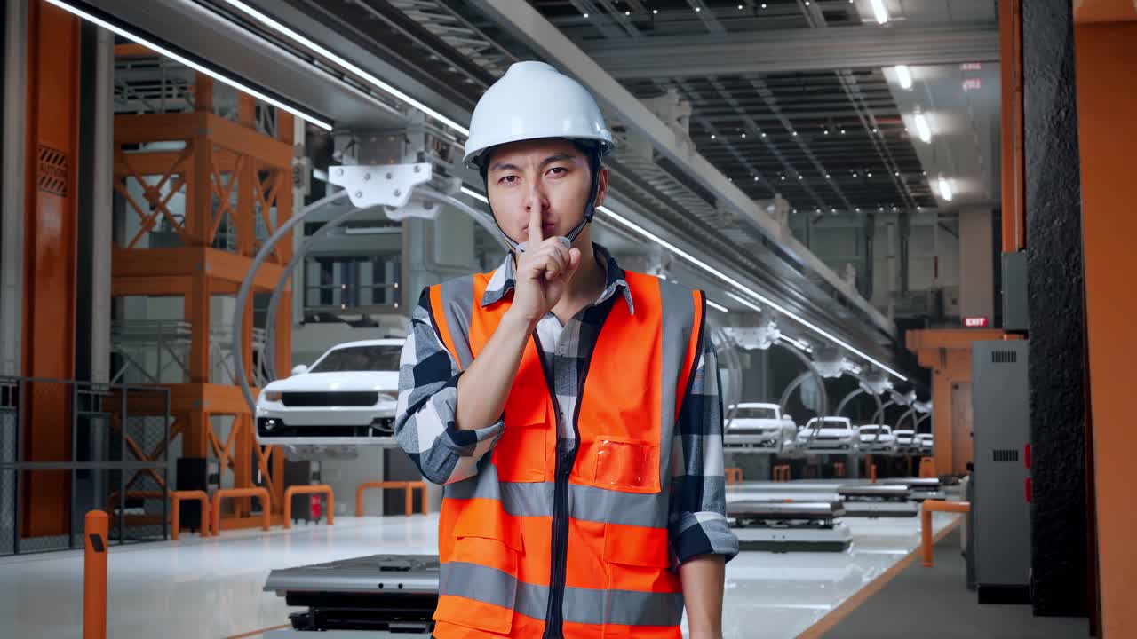 현대 공장 환경의 노동자