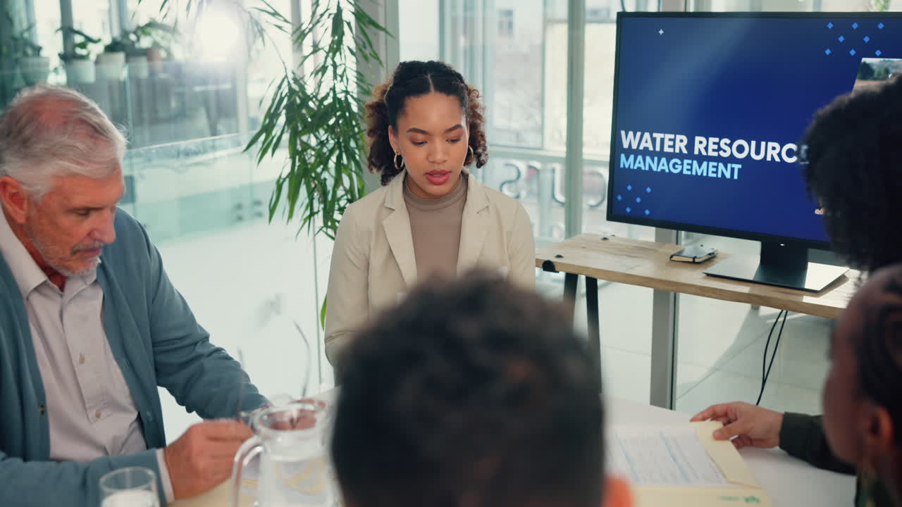 물 자원 관리 회의