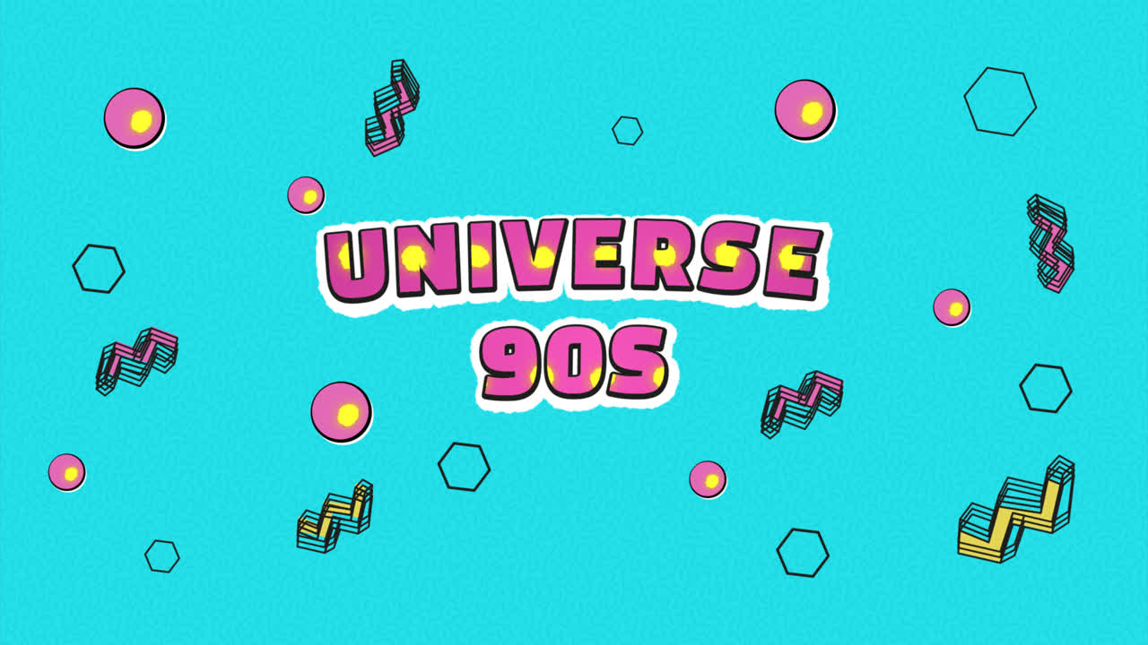 90년대의 모션 그래픽 텍스트 효과