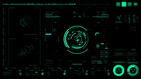 interfaz futurista | hud | pantalla digital