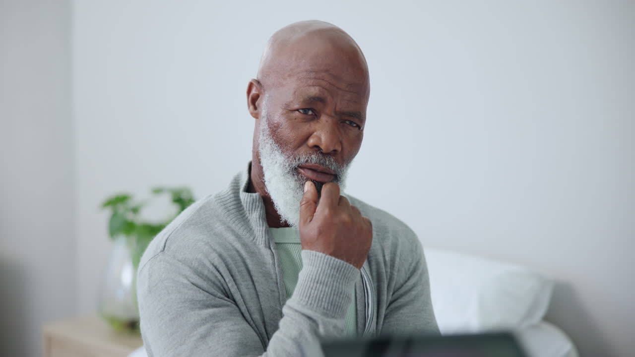 Senior Man in Consultation with Healthcare Provider