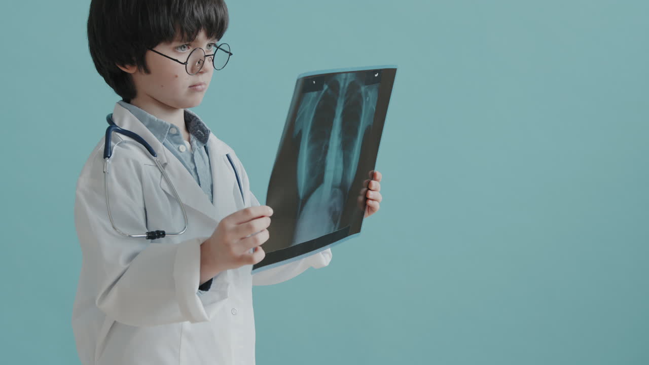 6-Year-Old Boy in Doctor Costume