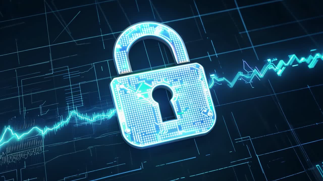 Padlock representing security