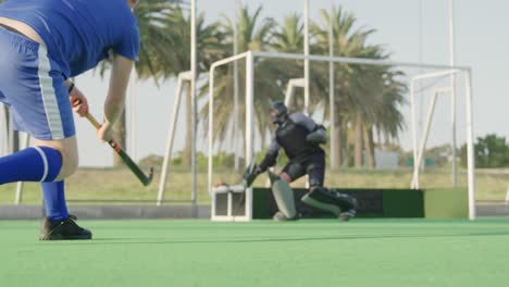 hockey players during a match