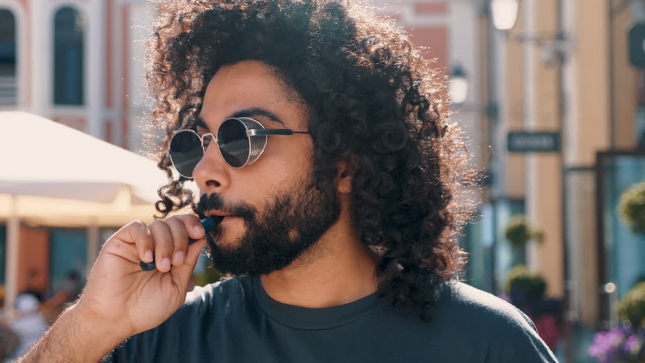 vapear al aire libre