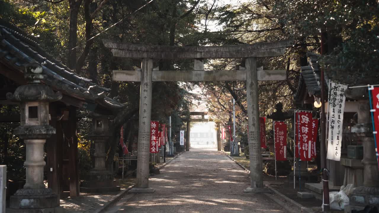 Torii Gates at Oyama Ryokushi Park in Takahama City (Aichi, Japan)