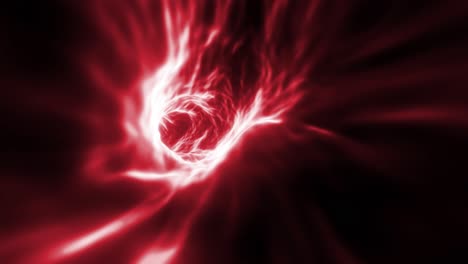 red and white glowing tunnel