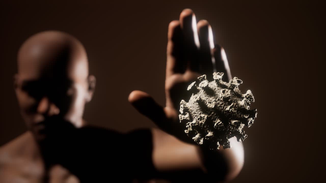 hombre asustado gestando dejar de temer a la infección por coronavirus covid-19