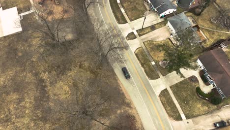 Direct-aerial-over-a-beach-town-neighborhood