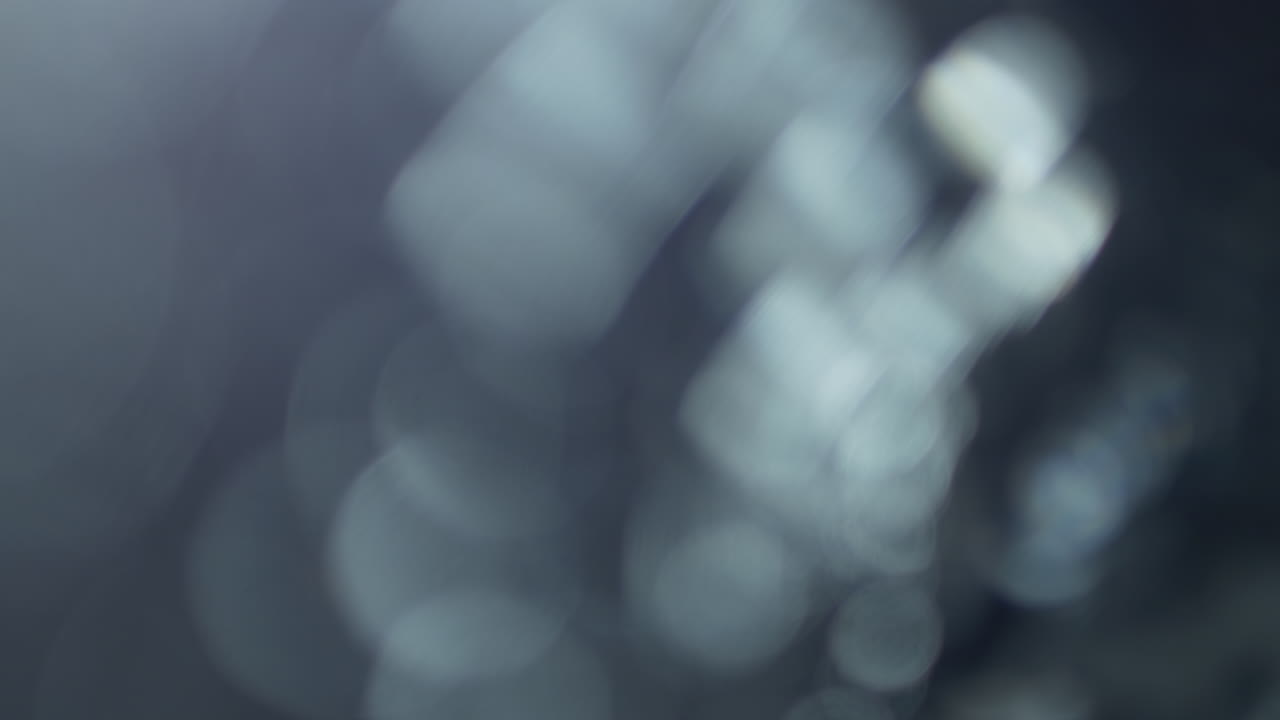 Astratto: Effetto di sovrapposizione con fughe di luce e bokeh.
