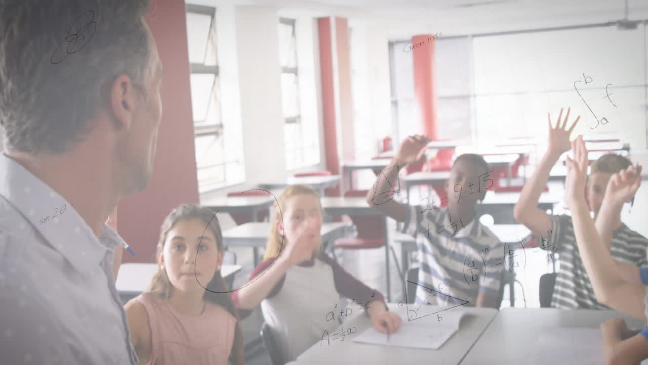 animación de ecuaciones matemáticas sobre el aprendizaje de los escolares