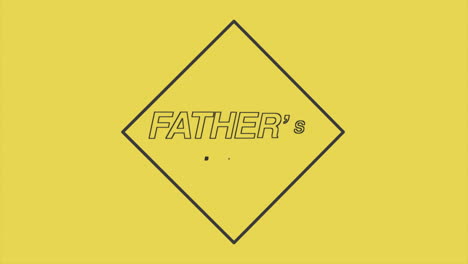 Modern-Fathers-Day-text-in-frame-on-fashion-yellow-gradient