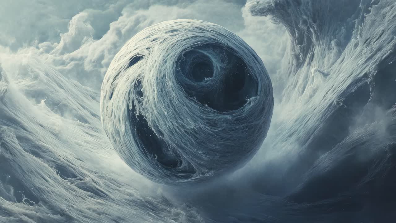 Abstract Sphere in a Cloud-like Atmosphere