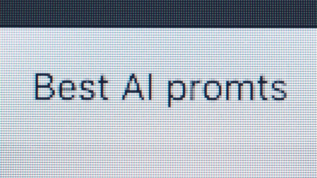 Best AI prompts on screen