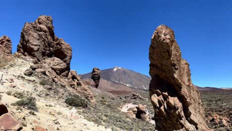 Schuss-Des-Roque-Cinchado,-Symbol-Von-Teneriffa,-Kanarischen-Inseln,-Spanien