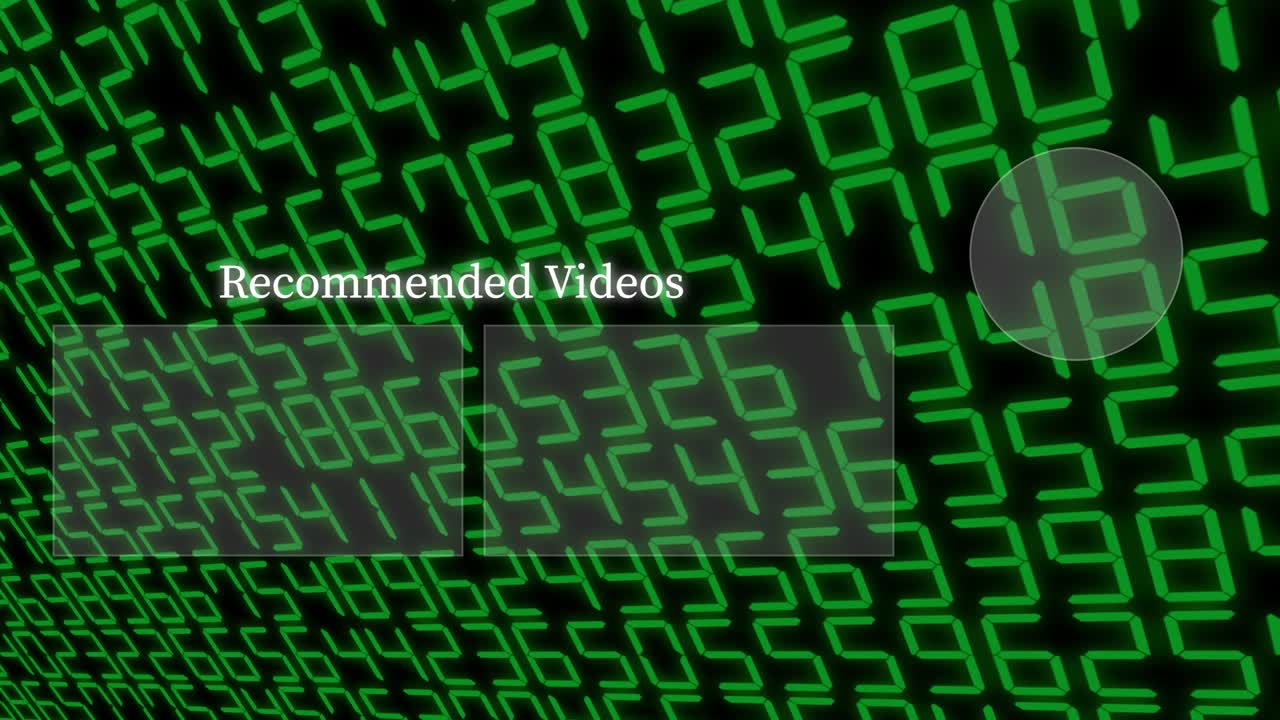 Random number end card ending screen motion graphics