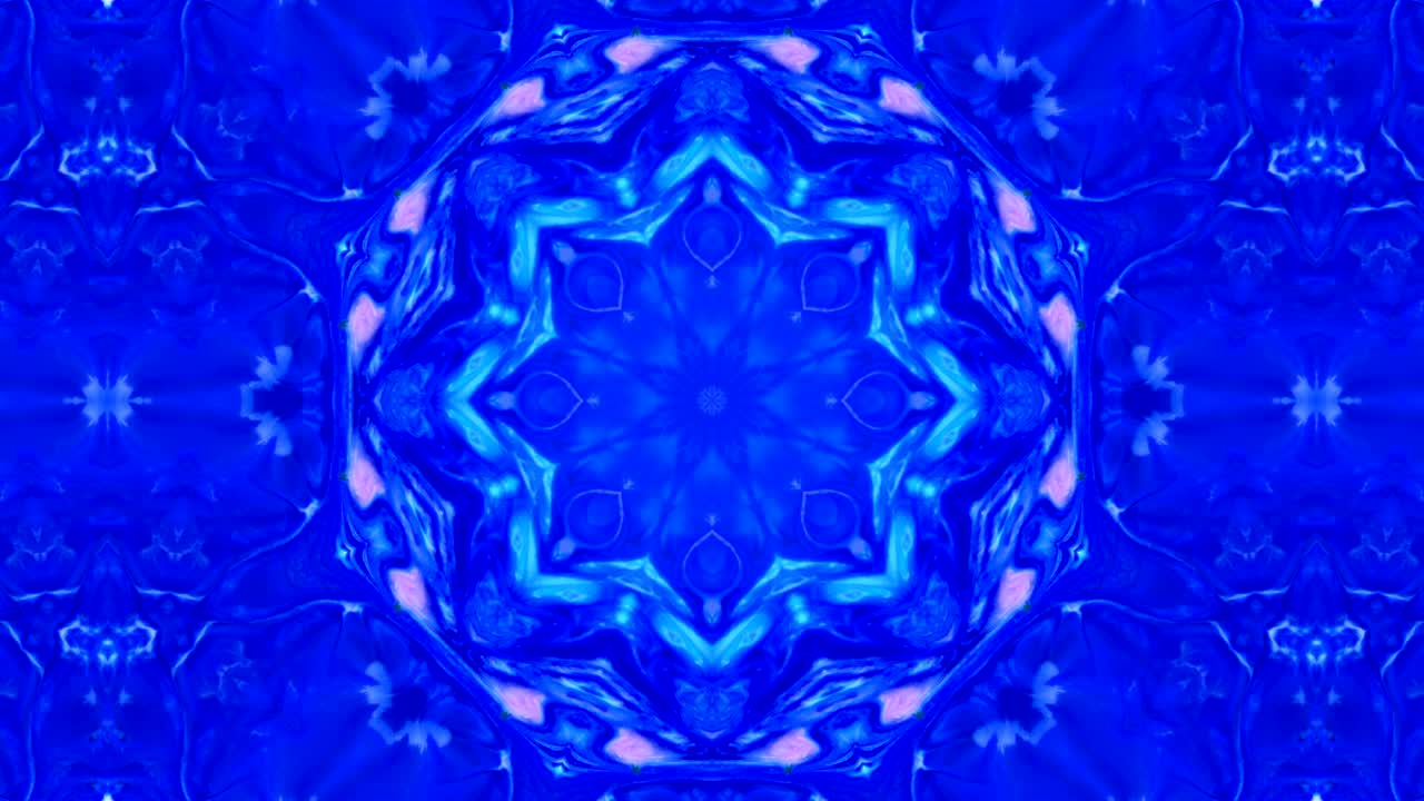 movimiento de fondo de caleidoscopio de explosión decorativa