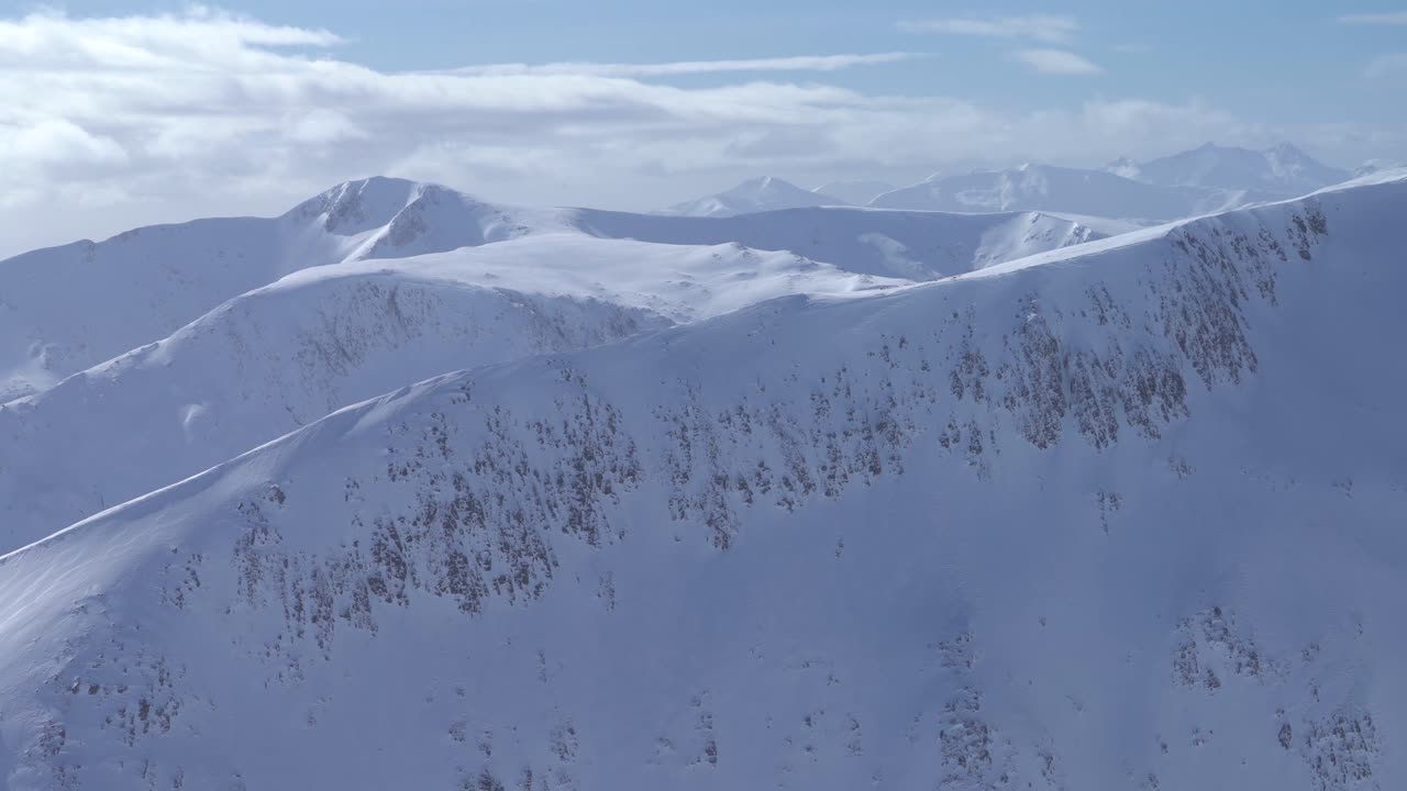 WSPan of Scottish backcountry with snow