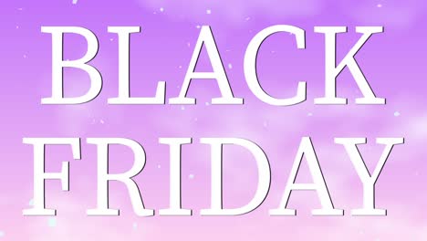 black friday event text animation motion graphics