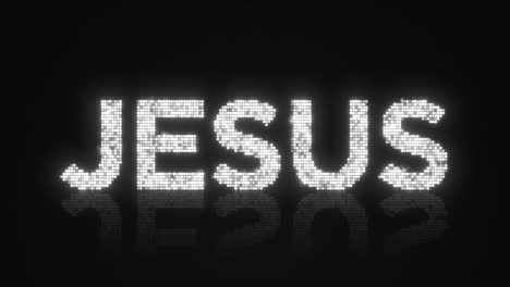 el glamuroso jesus cartel de fondo de animación en bucle