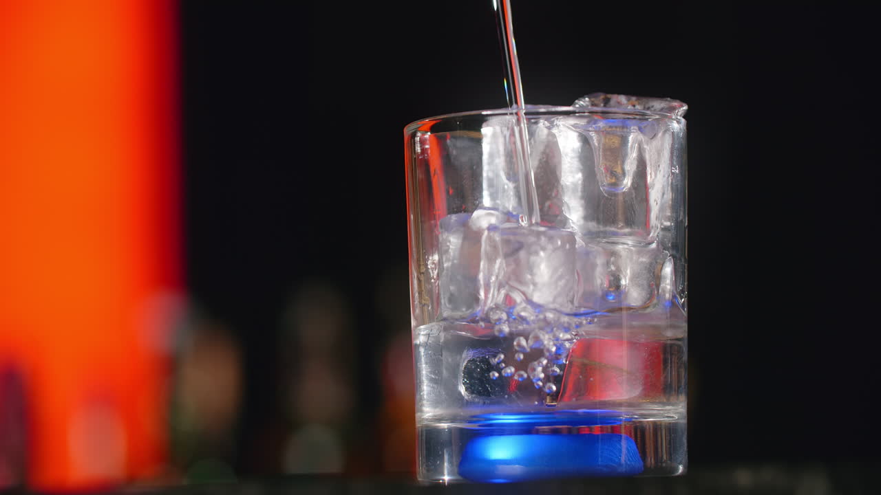 Pouring a Drink with Ice