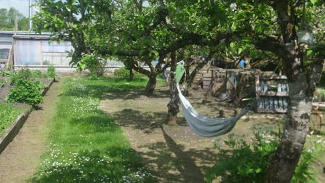 garden relaxation spot: hammock for summer daydreams