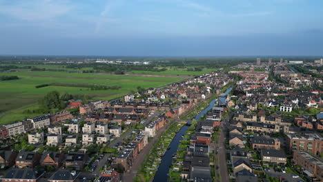 Amersfoort Vathorst, newly build modern houses and apartments.
