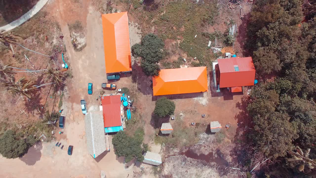 Ariel View Home stay wooden House At Telok Serabang Sarawak