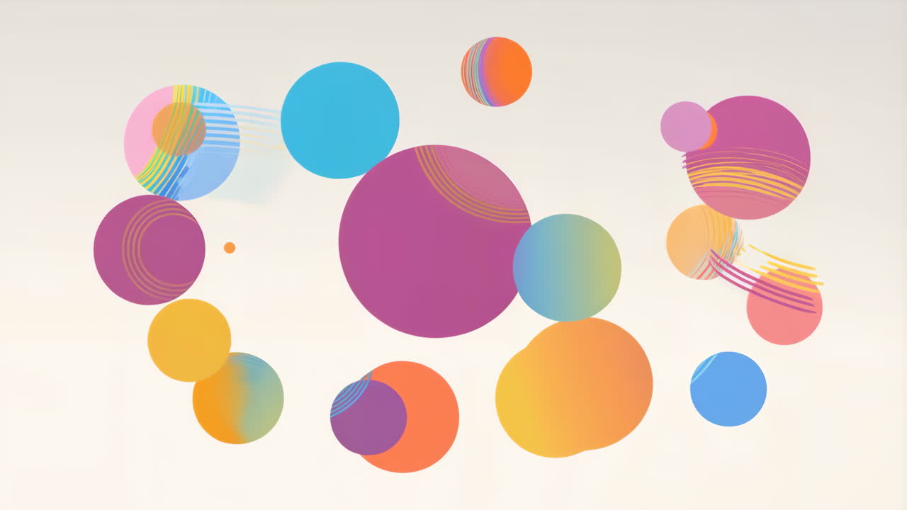 다채로운 추상적인 원