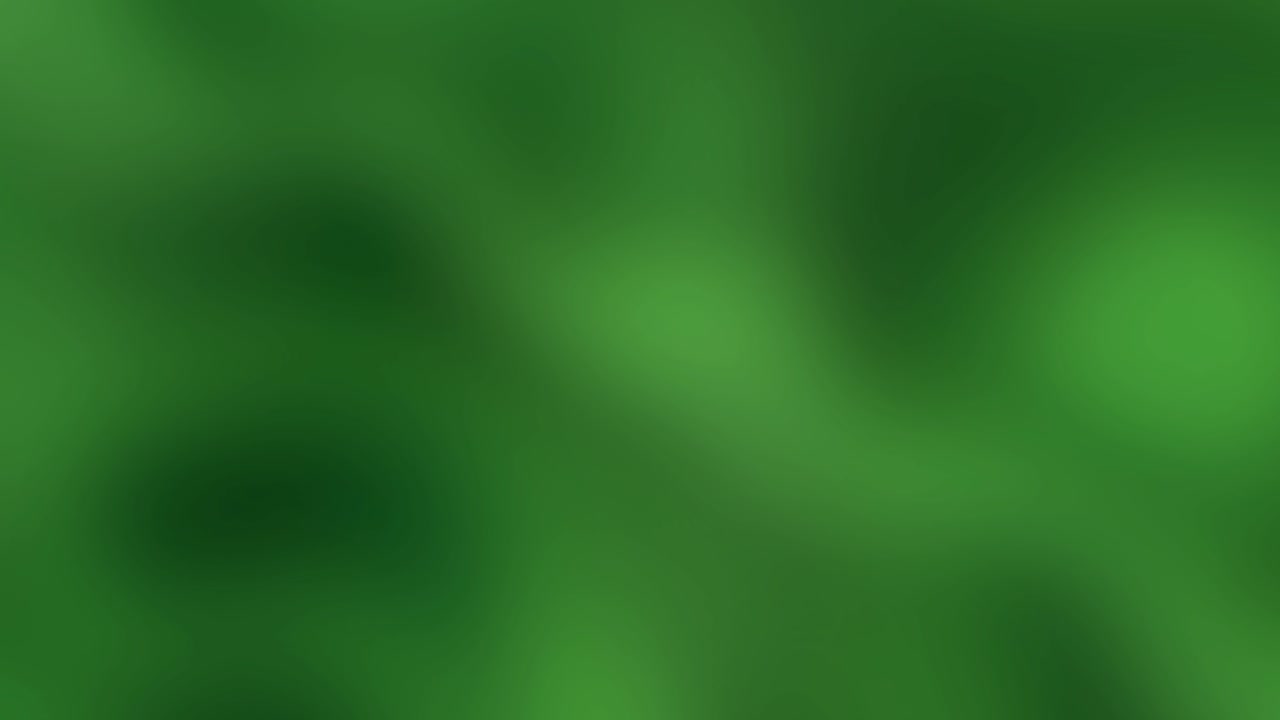 Loopable Green Blurred Morph Texture with Twirling Liquid Patterns and Shifting Gradient in a Soft, Defocused Glow