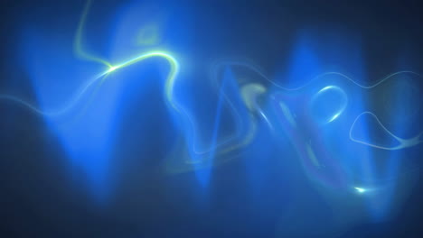 animación de rastros de luz sobre fondo negro