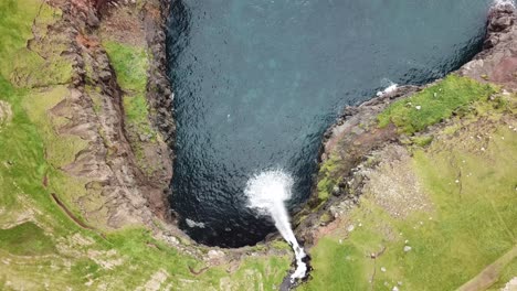 gasadalur waterfall in the faroe islands