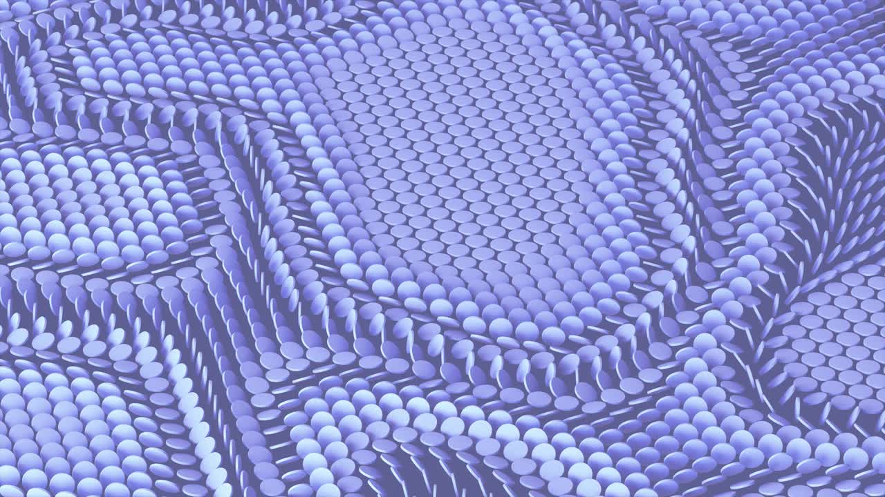 Colorful Waving Disc Loop