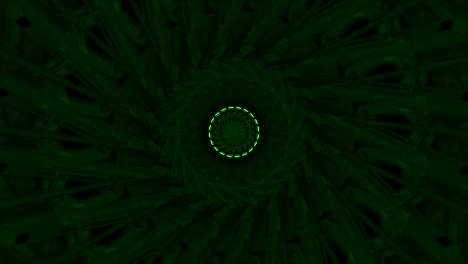 green kaleidoscope