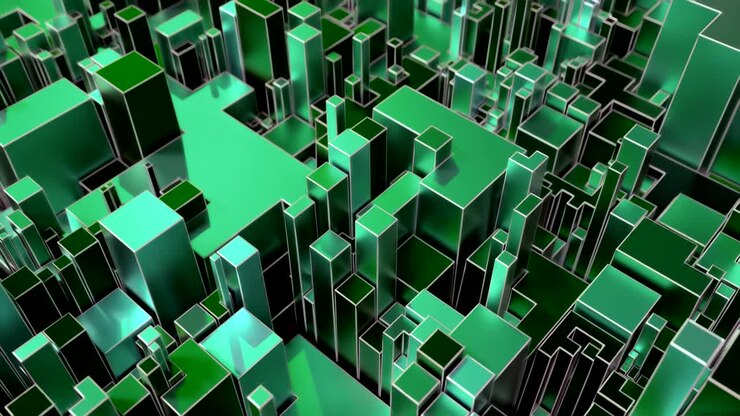 4K Abstract Geometric Background.
