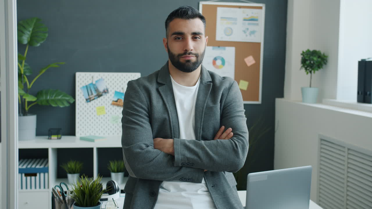 Businessman Portrait in Modern Office