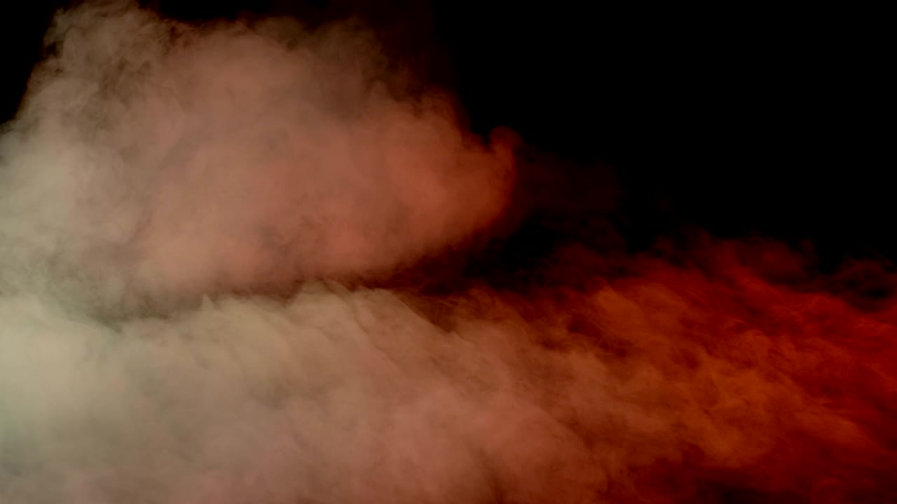 nubes de humo de hielo seco realista