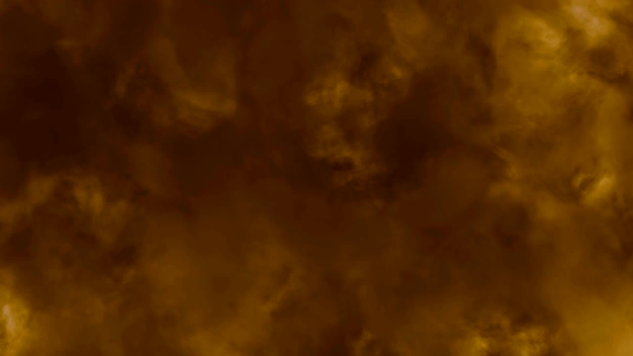 volando a través de nubes amarillas atmósfera cinematográfica