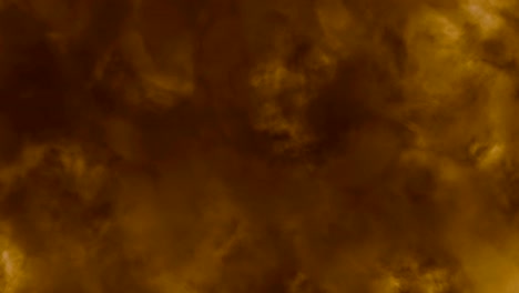 flying through yellow clouds cinematic atmosphere