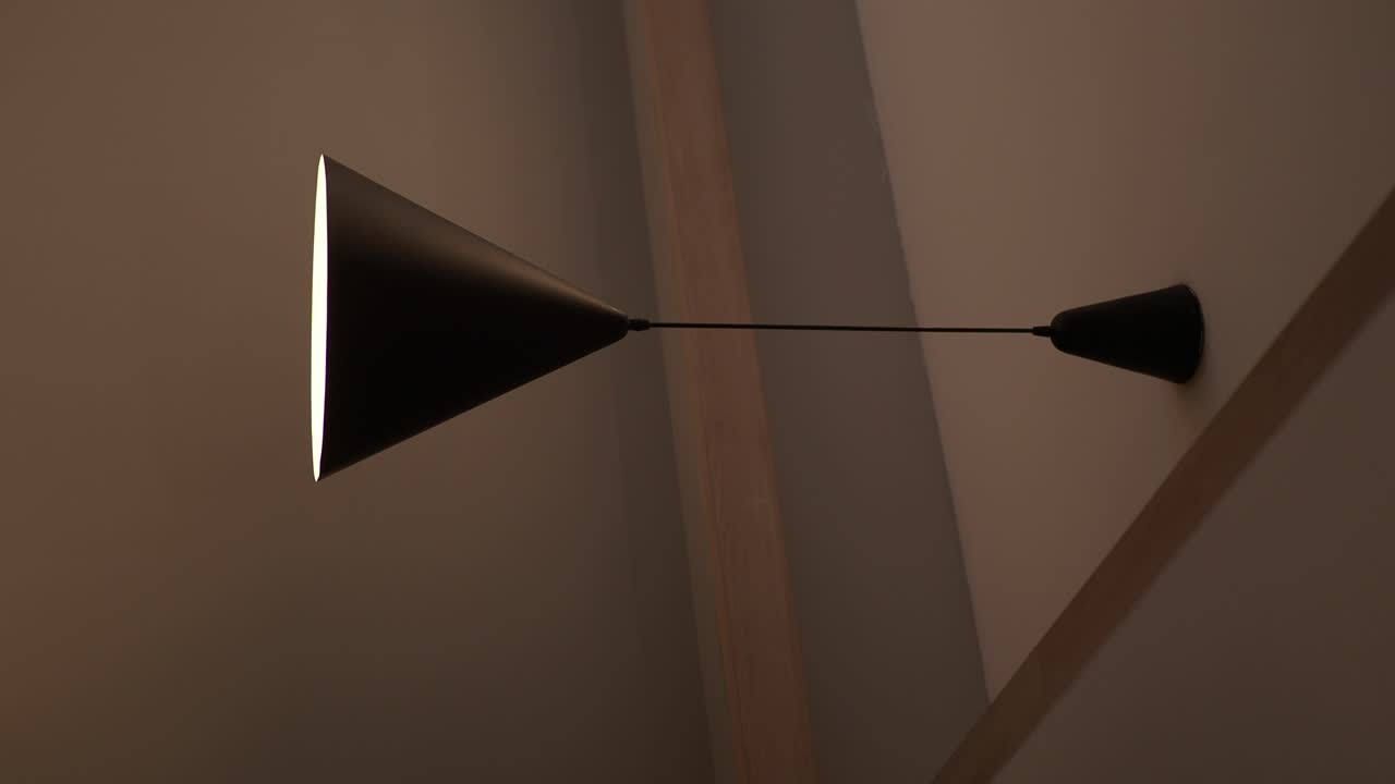 Modern Black Cone Wall Lamp Sconce