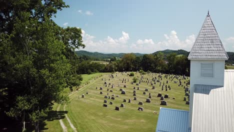 Aerial-of-chapel-in-picturesque-setting