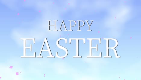 happy easter event text animation motion graphics