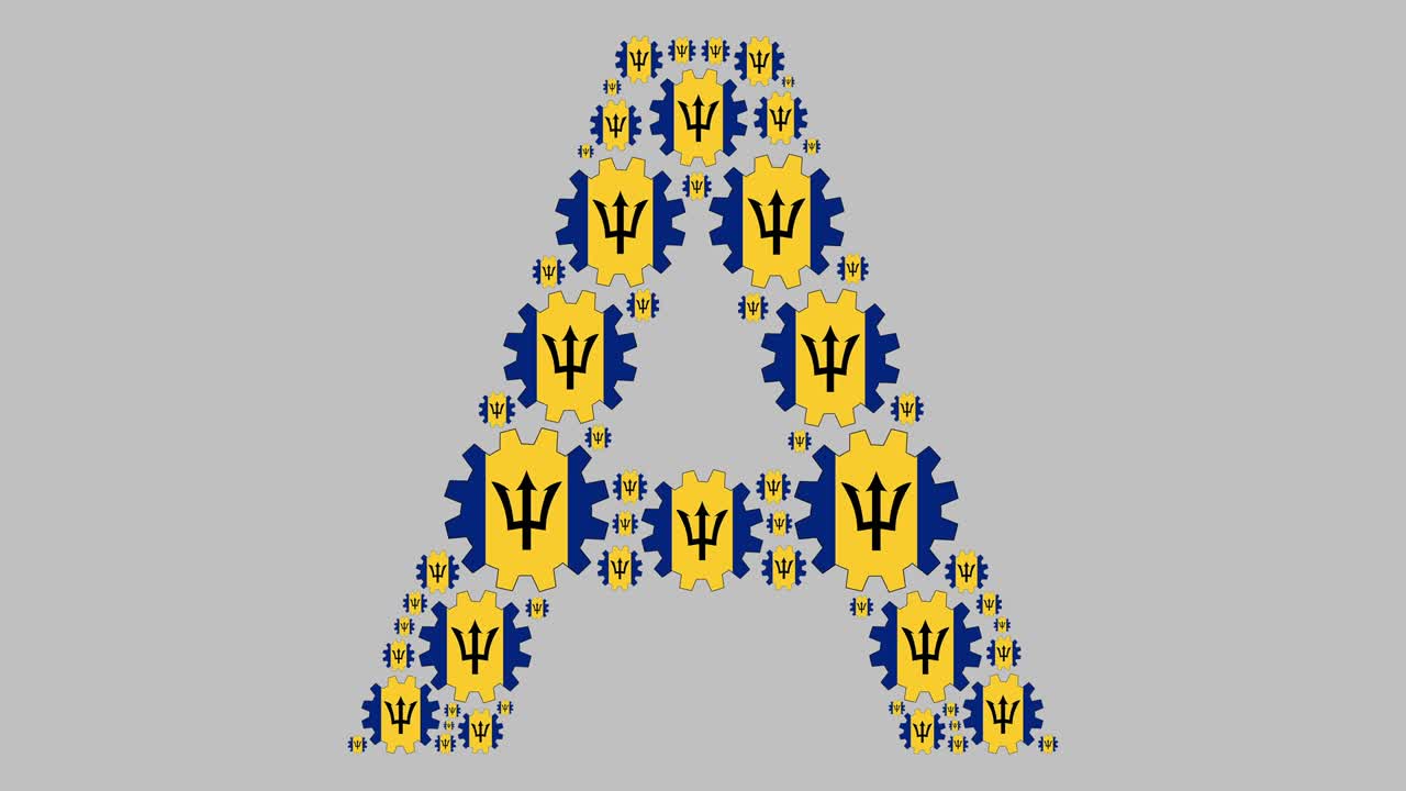 바르바도 문자 a