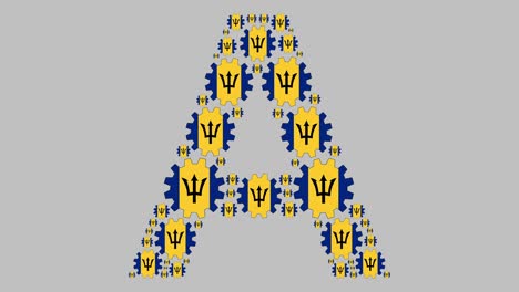 Barbadian letter A