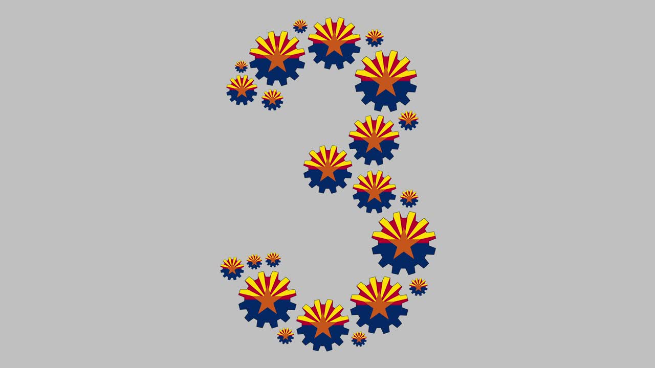 el número tres de arizona