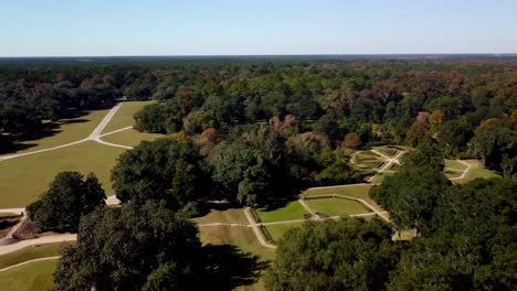 Aerial-view-of-Middleton-Place,-a-plantation-in-Charleston-South-Carolina