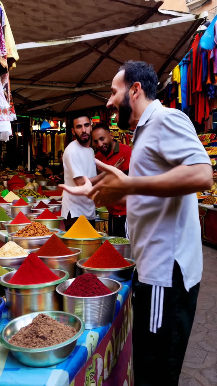 Spice Market in Morocco