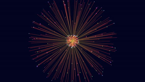 Captivating star field with cosmic brilliance at its center